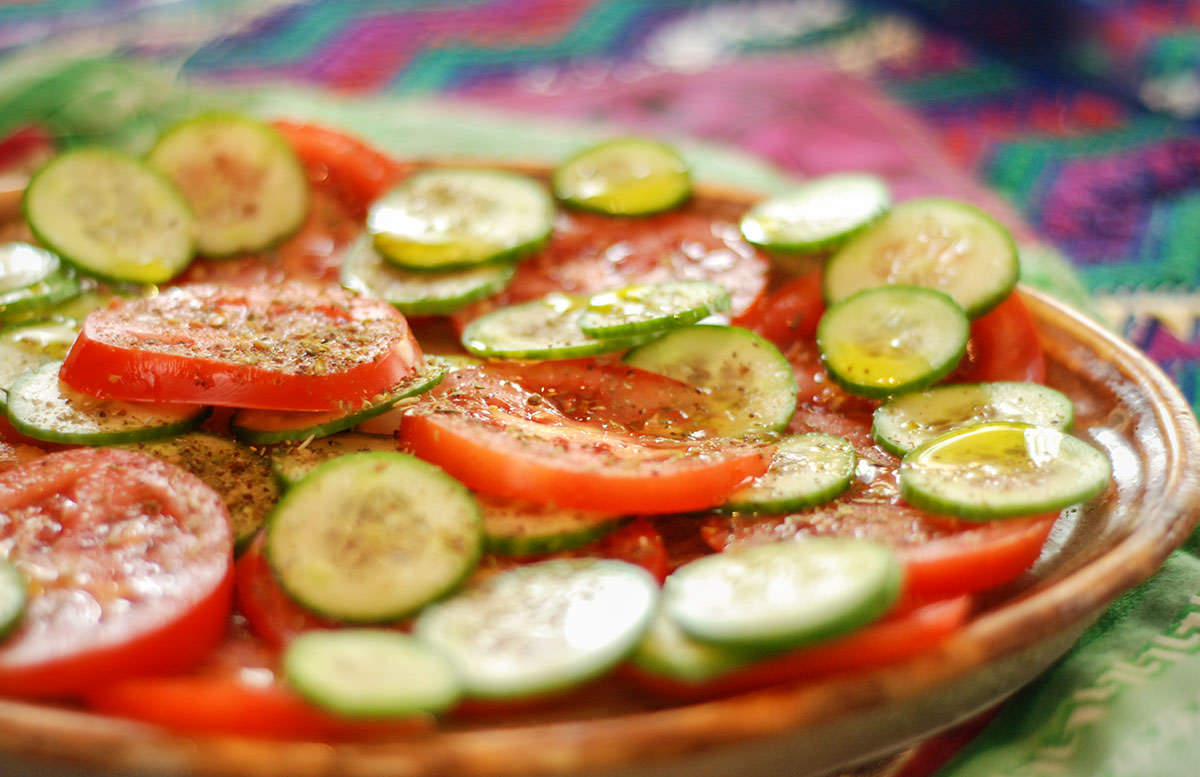 Tomates Concombre Zaatar