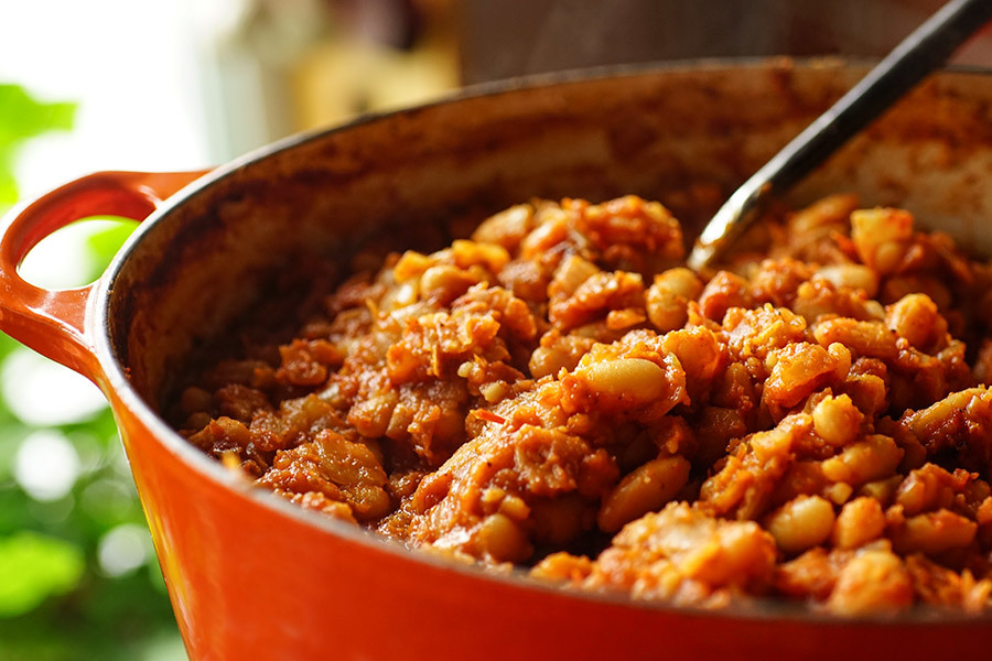 Baked Beans With Tomato And Smoked Paprika