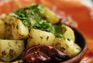 Jeera Aloo - Roasted potatoes with cumin