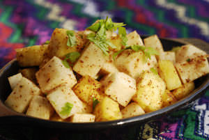 Salade de jicama et ananas Salade de jicama et ananas
