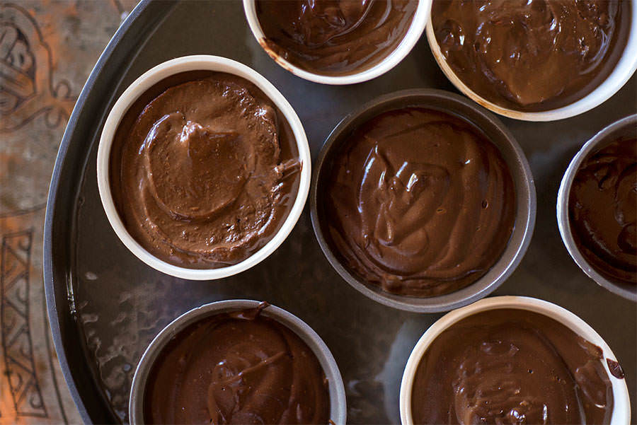 Pudding au chocolat noir et aux épices de Oaxaca