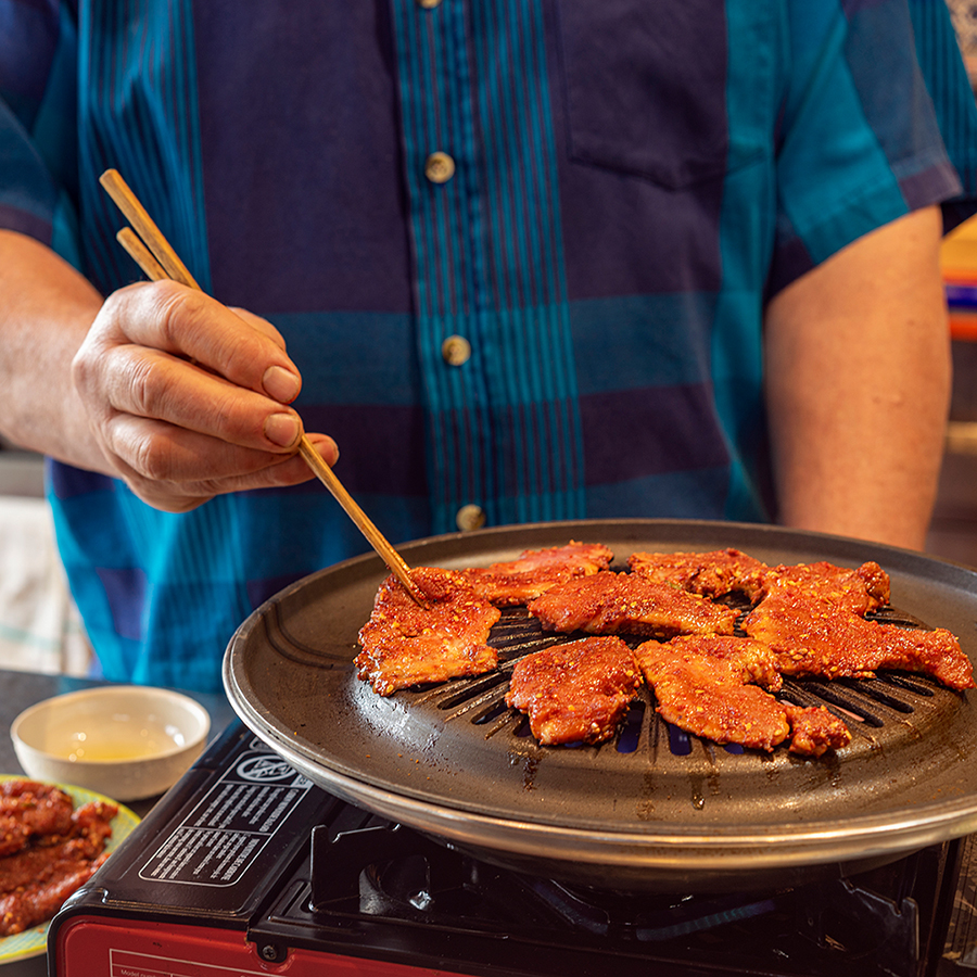Barbecue coréen : Recette de Barbecue coréen
