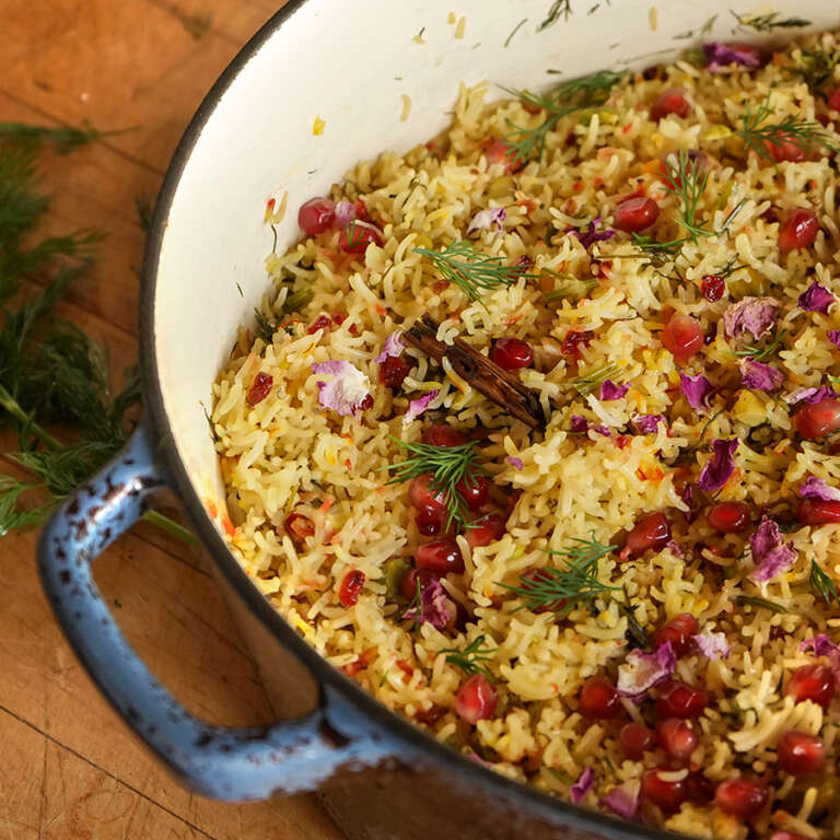 Iranin Rice Persian Rice - Recipe | Spice Trekkers