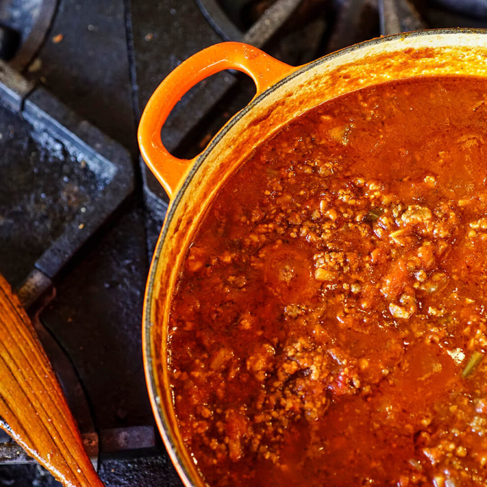 Spaghetti Cru Sauce à spaghetti - Recette | Épices de cru